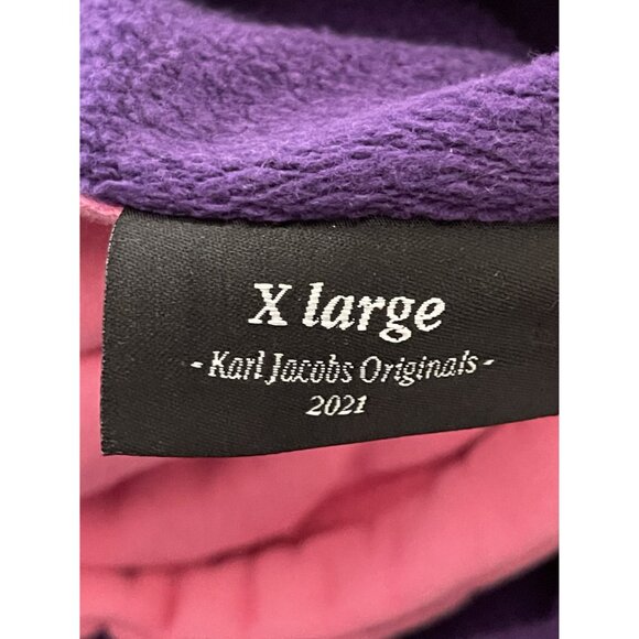 2021 Limited Karl Jacobs Originals Enchantment Adult XL Hoodie Multi Colorblock - Picture 10 of 10